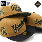 ニューエラ キャップ NEW ERA CAP 59FIFTY ベースボールキャップ メンズ レディース 帽子 NY LA MLB ニューヨーク ヤンキース ONSPOTZ 別注 ベージュ ブランド おしゃれ かっこいい 人気 春 夏 秋 冬 オールシーズン ニューエラー 大きい 小さい サイズ 正規品 ユニセックス