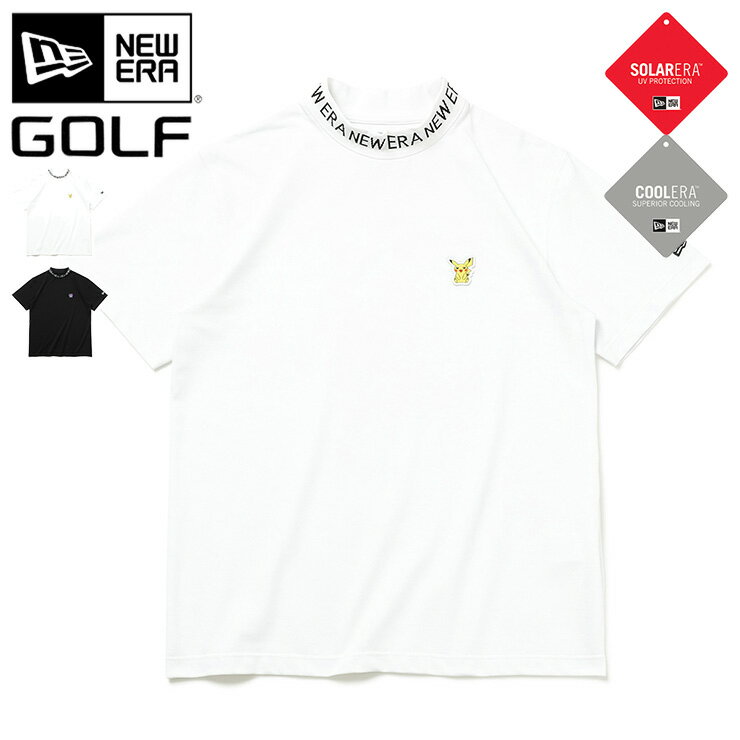 ニューエラ ゴルフ ウェア NEW ERA GOLF 半袖 コラボ ポケモン グッズ 黒 白 綿 コットン メンズ レディース ブランド おしゃれ かっこいい 人気 オーバーサイズ 春 夏 ニューエラー 正規品 大きい 小さい サイズ ユニセックス 男女兼用 ストリート 夏用