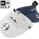 ニューエラ ゴルフ サンバイザー NEW ERA GOLF レディース メンズ 帽子 白 綿 コットン ブランド 深め おしゃれ かっこいい 人気 春 夏 秋 ...