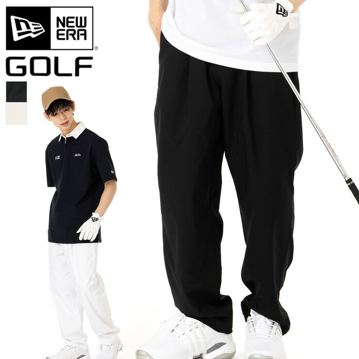 ニューエラ ゴルフ ウェア パンツ NEW ERA GOLF ボトムス 無地 シンプル ベーシック 黒 白 メンズ レディース ブランド おしゃれ かっこいい 人気 オーバーサイズ 春 夏 秋 冬 ニューエラー 正規品 大きい 小さい サイズ ユニセックス 男女兼用 ストリート 夏用 冬用