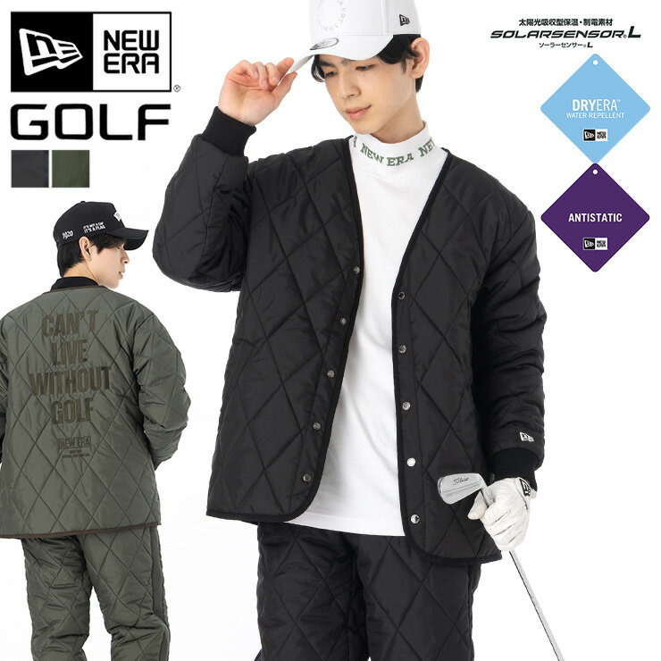 ニューエラ ゴルフ ウェア NEW ERA GOLF ジャケット 黒 カーキ メンズ レディース ブランド おしゃれ かっこいい 人気 オーバーサイズ 秋 冬 ニューエラー 正規品 大きい 小さい サイズ ユニセックス 男女兼用 ストリート 冬用 防寒