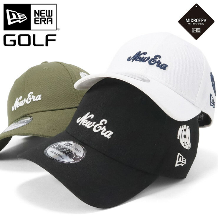 ニューエラ ゴルフ キャップ NEW ERA GOLF CAP 9FORTY メンズ レディース 帽子 黒 白 カーキ ブランド 深め おしゃれ かっこいい 人気 春 夏 秋 冬 オールシーズン ニューエラー 大きい 小さい サイズ 調整 正規品 ユニセックス 男女兼用 ストリート コーデ 夏用 冬用