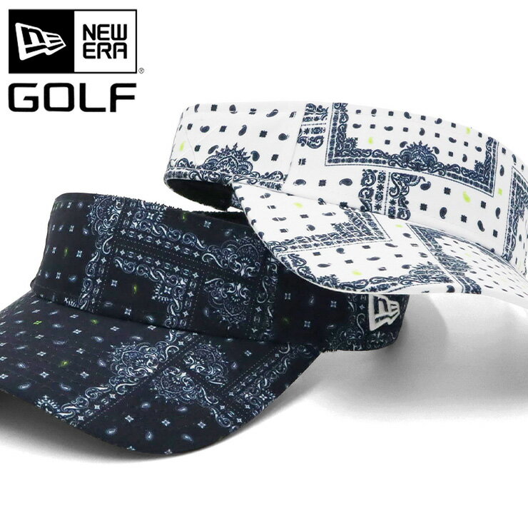 ニューエラ ゴルフ サンバイザー NEW ERA GOLF レディース メンズ 帽子 白 ブランド 深め おしゃれ かっこいい 人気 春 夏 秋 冬 オールシーズン ニューエラー 大きい 小さい サイズ 調整 正規品 ユニセックス 男女兼用 ストリート コーデ 夏用 冬用