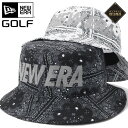 ニューエラ ゴルフ バケットハット NEW ERA GOLF HAT バケハ メンズ レディース 帽子 ONSPOTZ 別注 リフレクター 黒 白 大きいサイズ ブランド 深め おしゃれ かっこいい 人気 春 夏 秋 冬 ニューエラー 正規品 ユニセックス 男女兼用