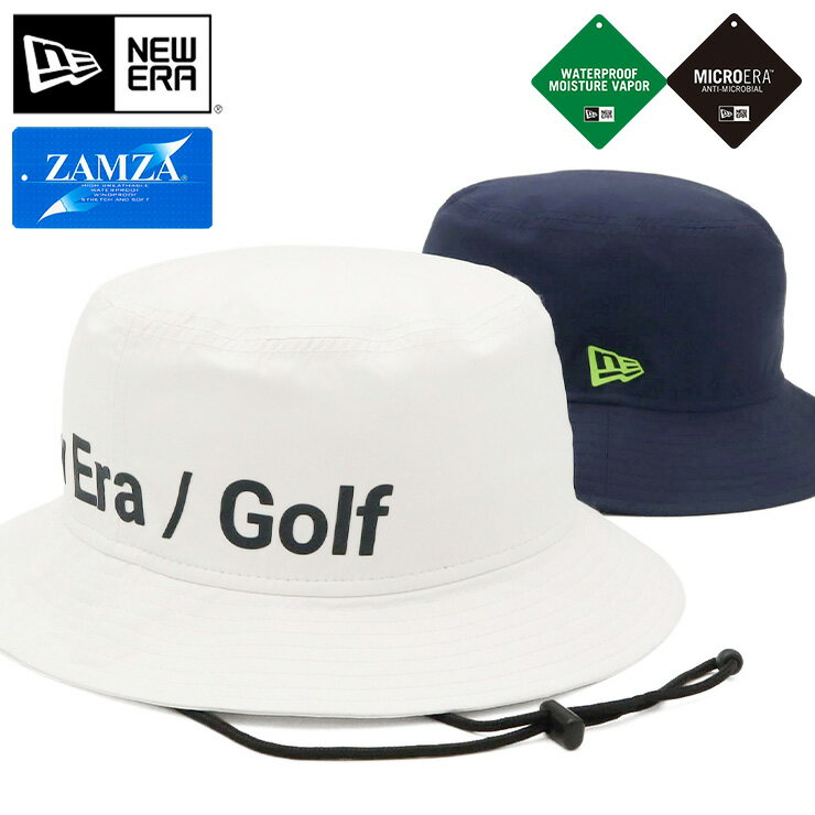 ニューエラ ゴルフ バケットハット NEW ERA GOLF HAT バケハ メンズ レディース 帽子 ナイロン 大きいサイズ ブランド 深め おしゃれ かっこいい 人気 春 夏 秋 冬 ニューエラー 正規品 ユニセックス 男女兼用 オールシーズン ストリート コーデ