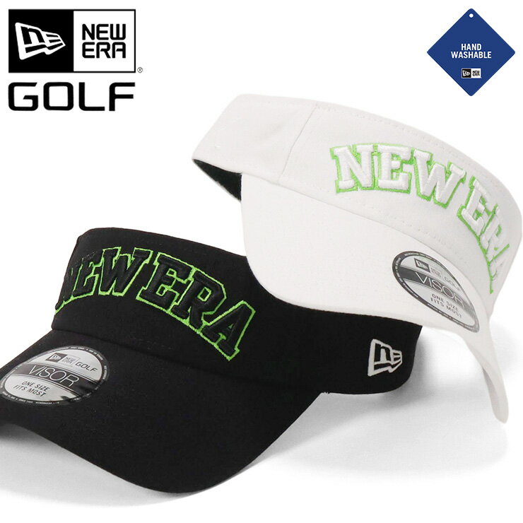 ニューエラ 帽子（メンズ） ニューエラ ゴルフ サンバイザー NEW ERA GOLF レディース メンズ 帽子 黒 白 綿 コットン ブランド 深め おしゃれ かっこいい 人気 春 夏 秋 冬 オールシーズン ニューエラー 大きい 小さい サイズ 調整 正規品 ユニセックス 男女兼用 ストリート コーデ 夏用 冬用