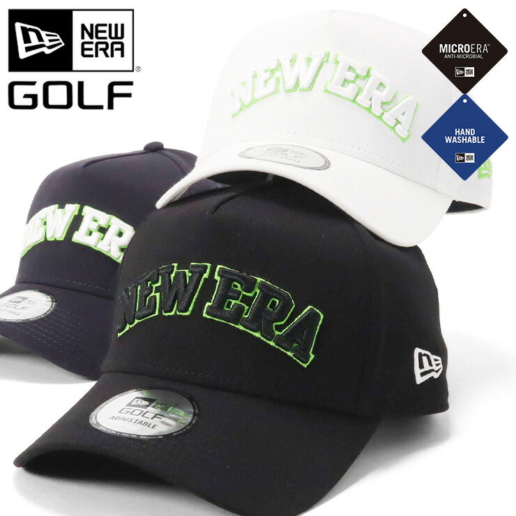 ニューエラ 帽子（メンズ） ニューエラ ゴルフ キャップ NEW ERA GOLF CAP 9FORTY A-Frame メンズ レディース 帽子 黒 白 綿 コットン ブランド 深め おしゃれ かっこいい 人気 春 夏 秋 冬 オールシーズン ニューエラー 大きい 小さい サイズ 調整 正規品 ユニセックス 男女兼用 ストリート コーデ