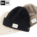 ニューエラ ニット帽 NEW ERA ニットキャップ 帽子 メンズ レディース 黒 ベージュ ミンクフリース ファー ボア ブランド おしゃれ かっこいい 人気 秋 冬 オールシーズン ニューエラー 大きい 小さい サイズ 正規品 ユニセックス