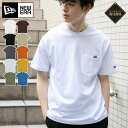 ニューエラ Tシャツ 半袖 NEW ERA クルーネック ONSPOTZ 別注 黒 白 ポケットTシャツ メンズ レディース ブランド 大きいサイズ オーバーサ...
