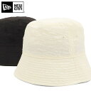 ニューエラ バケットハット NEW ERA HAT バケハ レディース 帽子 綿 コットン 無地 シンプル ベーシック 黒 白 ブランド 深め おしゃれ かっこ...