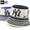 【クーポン利用で10%OFF】8月25日限定!ニューエラ バケットハット NEW ERA HAT バケハ メンズ レディース 帽子 NY MLB ニューヨーク ヤンキース ニットバケット 綿 コットン ブランド 深め おしゃれ かっこいい 人気 春 夏 秋 冬 オールシーズン ニューエラー 大きい 小さい