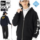 【クーポン利用で10%OFF】9月10日限定!ニューエラ ゴルフ ウェア パーカー NEW ERA GOLF フード付き 黒 メンズ レディース ブランド おし...