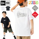 ニューエラ キッズ 半袖 Tシャツ NEW ERA KIDS 黒 白 ブランド 男の子 女の子 人気 かっこいい おしゃれ 親子 季節 春 夏 ニューエラー 正...