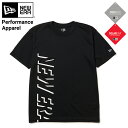 ニューエラ Tシャツ 半袖 NEW ERA クルーネック パフォーマンスアパレル スポーツウェア スポーツアパレル 黒 メンズ レディース ブランド おしゃれ ...