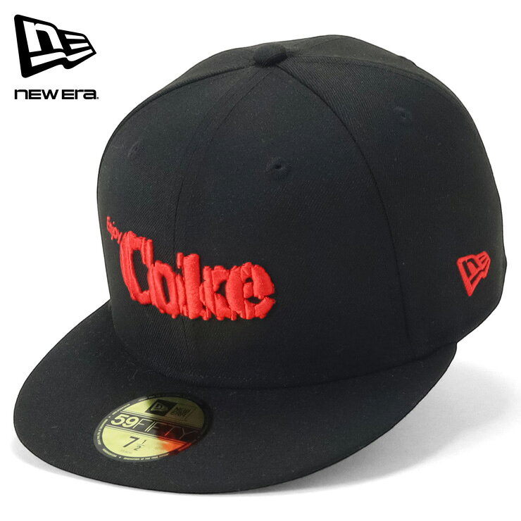 ニューエラ キャップ NEW ERA CAP 59FIFTY ベースボールキャップ メンズ レディース 帽子 コラボ コカコーラ グッズ 黒 ブランド おしゃれ かっこいい 人気 春 夏 秋 冬 オールシーズン ニューエラー 大きい 小さい サイズ 正規品 ユニセックス 男女兼用 ストリート コーデ
