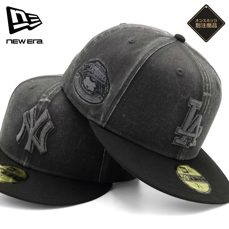 ニューエラ キャップ NEW ERA CAP 59FIFTY ベースボールキャップ メンズ レディース 帽子 NY LA MLB ニューヨーク ヤンキース ONSPOTZ 別注 黒 ロサンゼルス ドジャース 大谷翔平 綿 コットン ブランド おしゃれ かっこいい 人気 春 夏 秋 冬 オールシーズン ニューエラー onspotz-10115303 ONSPOTZ パッケージ画像