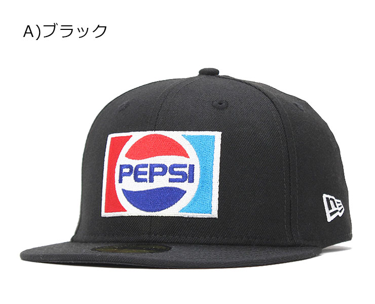 ニューエラ ペプシ コラボ キャップ 59FIFTY 1987 ロゴ ブラック NEW ERA PEPSI