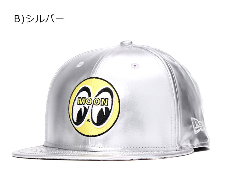 ニューエラ ムーンアイズ コラボ キャップ 59FIFTY シルバー NEW ERA MOONEYES