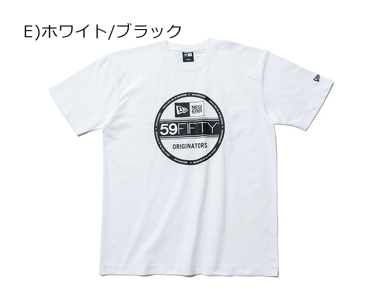 ニューエラ Tシャツ バイザーステッカー ホワイト/ブラック NEW ERA