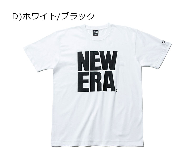 ニューエラ Tシャツ ビッグロゴ ベーシック ホワイト NEW ERA