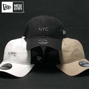 オンスポッツ別注 ニューエラ メッシュキャップ 9TWENTY MINI NYC PREMIUM LINEN NEW ERA ぼうし リネン ローキャップ ブランド おしゃれ 夏 メンズキャップ レディースキャップ ニューエラキャップ ブラック ホワイト ベージュ 黒 白 newera