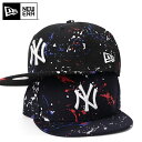 ニューエラ チャイルド キャップ スナップバック 9FIFTY COLOR SPLASH MLB ニューヨークヤンキース NEW ERA CHILD ブラック ぼうし ブランド おしゃれ new era ストリート newera メンズキャップ 黒