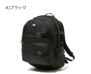 ニューエラ リュック 35Lバッグ メンズ レディース キャリアーパックバックパック CARRIER PACK || 大容量 黒リュック リュックサック アウトドア スケボー new era newera ブランド デイパック 通勤 機能性 インナーポケット ニューエラリュック