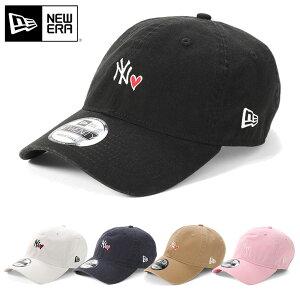 ニューエラ キャップ サイズ調整 9TWENTY ミニ ハート MLB ニューヨークヤンキース NEW ERA ぼうし ローキャップ ブランド おしゃれ ストリート newera ニューエラキャップ メンズキャップ レディースキャップ メンズ レディース メンズレディース帽子 オールシーズン