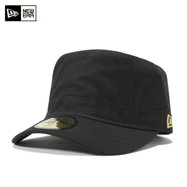 ニューエラ NEW ERA WM-01 ワークキャップ ダックキャンバス ブラック/ゴールド 1135297 帽子 メンズ レディース ミリタリーキャップ ||キャップ 夏 メンズキャップ帽子 メンズ帽子 黒 ニューエラキャップ メンズキャップ m01-etcwm