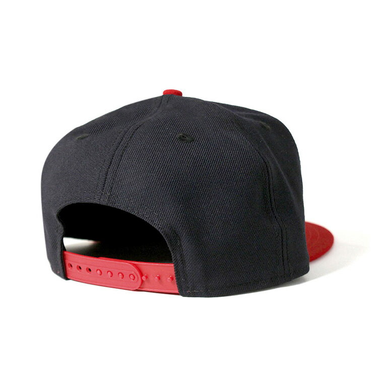 ネイビー/スカーレット