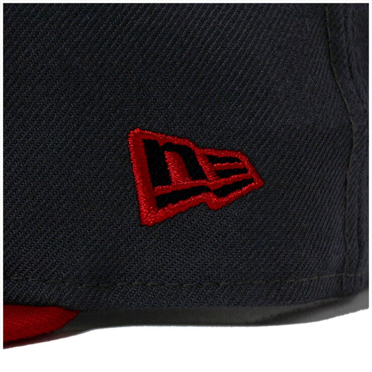 ネイビー/スカーレット