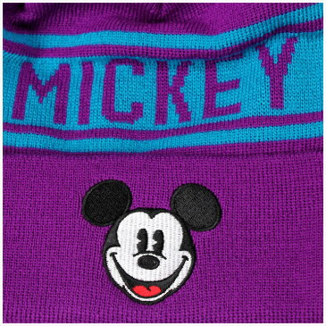 ニューエラ ディズニー コラボ ニット帽 ポンポン MICKEY MOUSE グレープ/ターコイズ NEW ERA メンズニット帽 レディースニット帽 無地 シンプル ブランド おしゃれ ストリート ぼうし DISNEY ミッキー キャラクター