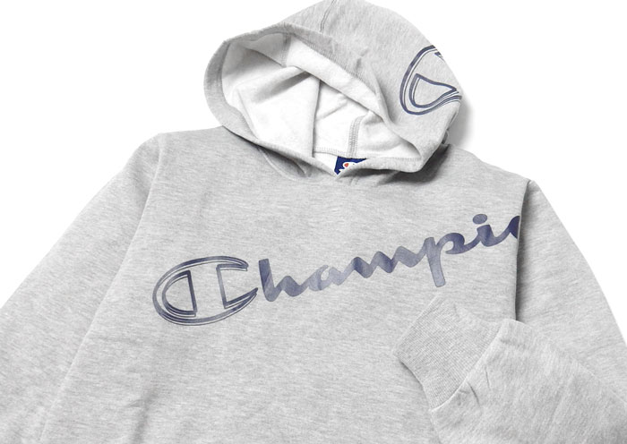 【送料無料】男児 ジュニア 裏起毛 長袖 パーカー Champion/チャンピオン あったか...