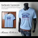 【送料無料】メンズ Tシャツ 半袖 Authentic Garments フォトグラフィックデザイン クルーネック【メール便対応】