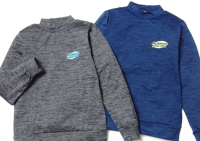 【送料無料】男児 ジュニア 裏薄起毛 長袖 Tシャツ あったか素材 ハイネック スト...