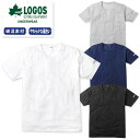 【送料無料】紳士 メンズ LOGOS/ロゴス 半袖 丸首 Tシャツ インナー 綿混素材 やわらかな風合い 軽量 アンダーウェア 肌着 下着 M L LL yg-...