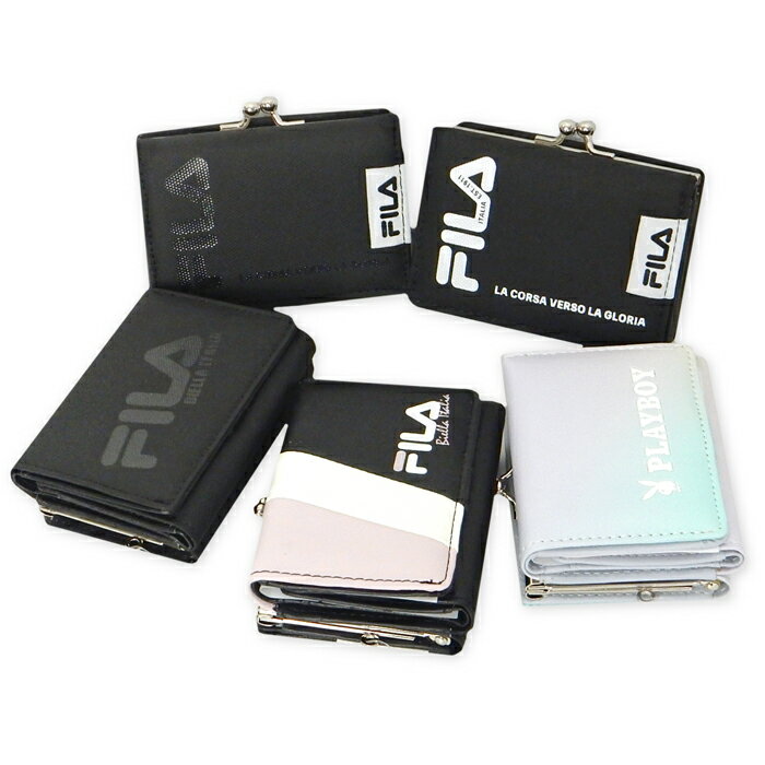Free Shipping! Women's Tri-Fold Wallet, FILA PLAYBOY, yg-2324 (Ships via Mail)