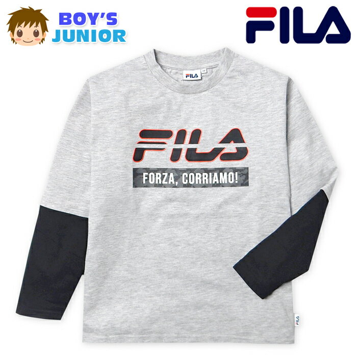 ������̵�����˻� ����˥� �Ť����� Ĺµ T����� FILA/�ե��� ŷ�� µ�쥤�䡼�������� �����ץ��� �Ҷ��� �ˤλ� 140cm 150cm 160cm iw-1155a-gy�ڥ᡼�����б���