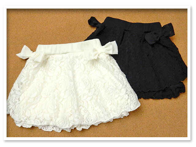 【送料無料】ベビー服 女の子 スカパン Dolly Ribbon ドーリーリボン ボトム 裏シ...