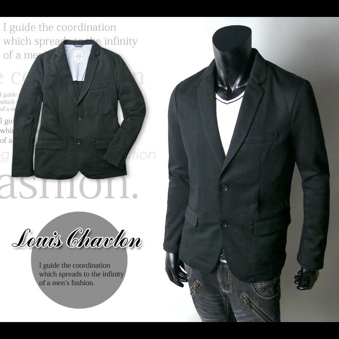 【コメント】 キレイめスタイルの定番、2つボタンテーラードジャケット。 背面に施したストライプ切替がさり気ないアクセントに。 カット素材の柔らかな風合いでラフに着こなせる一着。 【特 長】 ・LouisChavlon/ルイスシャブロン ・背面ストライプ切替 ・2つボタン ・カット素材 ・ポケット全3P ・紳士メンズ 【素 材】 ・（表地）ポリエステル70％　綿30％ ・（別布）綿100％ 【サイズ】 着丈 身幅 肩幅 袖丈 アームホール 袖口 【M】 67cm 50cm 41cm 61cm 24cm 13cm 【L】 68cm 52cm 43cm 64cm 24cm 13cm 【LL】 70cm 54cm 45cm 64cm 25cm 13cm （単位：cm） 実際に採寸した平均値です。 個体によっての若干の誤差はご了承くださいませ。 【624】34402200_49_4223　【YS】【RS】　6600