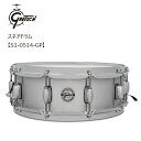 Gretsch Grand Prix&#8482; スネアは、1.2mm アルミニウム合金シェルを採用し、45度のベアリングエッジ、USA Broadkaster、Brooklyn と同じ302フープで構成されています。 金属スネアらしい明瞭さとアタックを持ちながら、柔らかな温かみも内包する豊かなサウンドで、ステージでもスタジオでも機能する、よりコントロールされたトーンを備えたスネアドラムです。 口径 :14 深さ :5.5 シェル :Aluminum 1.2mm フープ :302 Double Frange Hoop ラグ数 :10 ストレイナー :Lever Style スネアワイヤ :20本 ■深さ6.5の【S1-6514-GP】はこちら