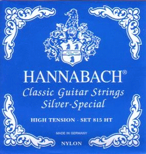 HANNABACHハナバッハ/クラシックギター弦【815HT】シルバースペシャル　ハイテンション　1set