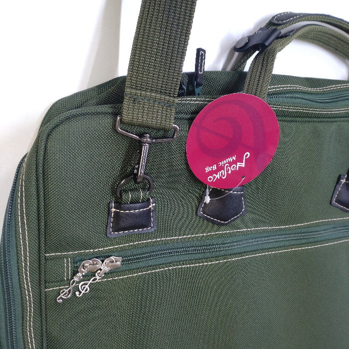 フルートバッグ Natsuko Music Bag 2way 手さげ ショルダー オリーブグリーン/キャ...