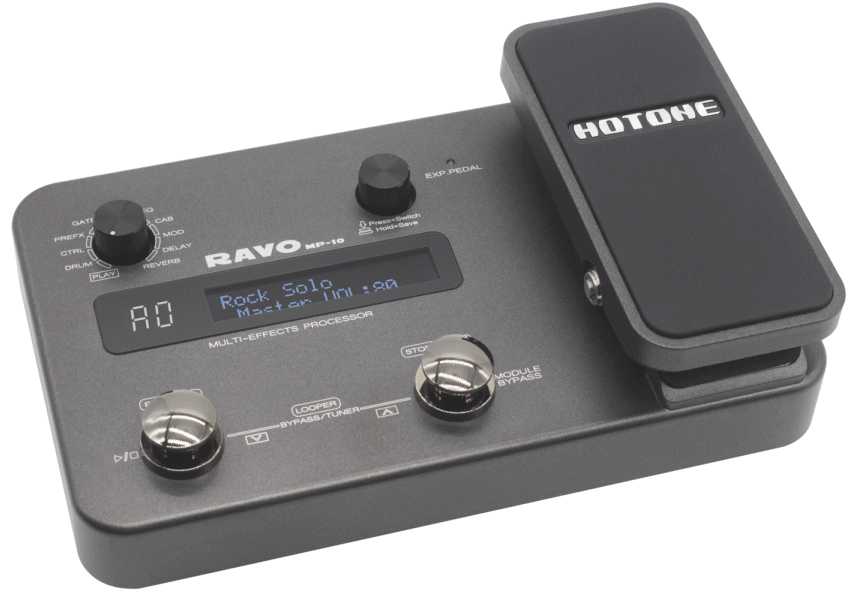 New!HOTONEギター・ベースマルチエフェクト＆USBオーディオ・インターフェースRAVO MP-10