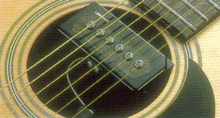 RAWRENCE(U.S.A)アジャスタブル・シングルコイル・ピックアップ　A-345アコースティックギター用