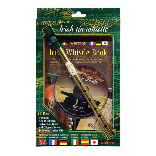 Waltonsウォルトン/ティンホイッスル　CD+教本つき【1514】 Irish Tin Whistle