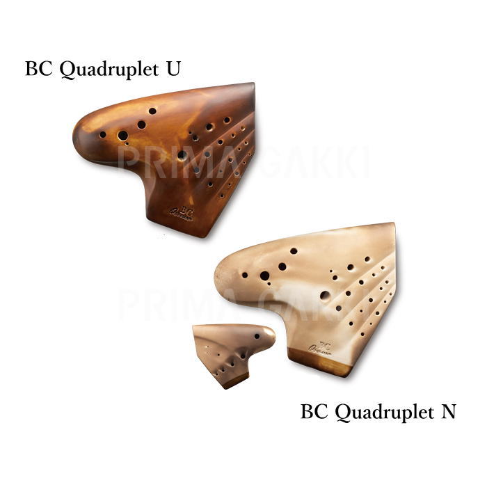 オカリナ『Quadrupletクアドラプレット(4連)』バスC調管　BCOsawaOcarinaオオサワオカリナ/オカリナ