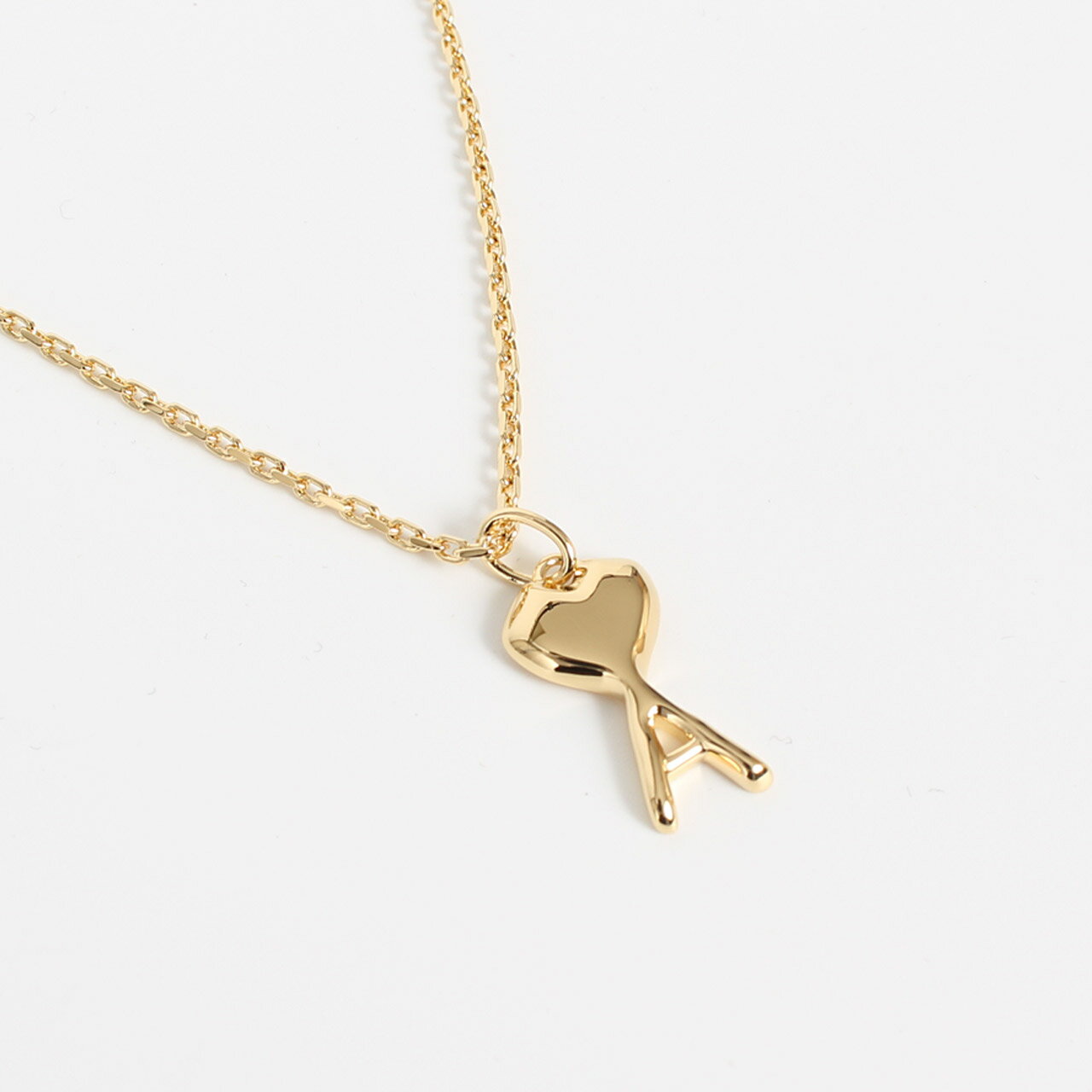 Rakuten - アミパリス AMI PARIS ネックレス AMI DE COEUR THIN HAMMERED NECKLACE レディース メンズ UJW444.361