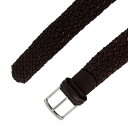 メッシュベルト 【ポイント3倍】アンダーソンズ ANDERSON'S メンズ メッシュベルト SUPER CLASSIC ANDERSON'S TUBULAR LEATHER WOVEN BELT A1097 PI29