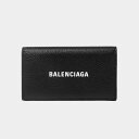 バレンシアガ バレンシアガ BALENCIAGA メンズ キーケース ブラック CASH KEYCASE [キャッシュ] 640537 1IZI3 1090 BLACK/L WHITE